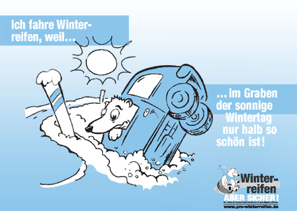 Alle Mietwagen der Firma Autoverleih Sammüller fahren mit Winterreifen !!!